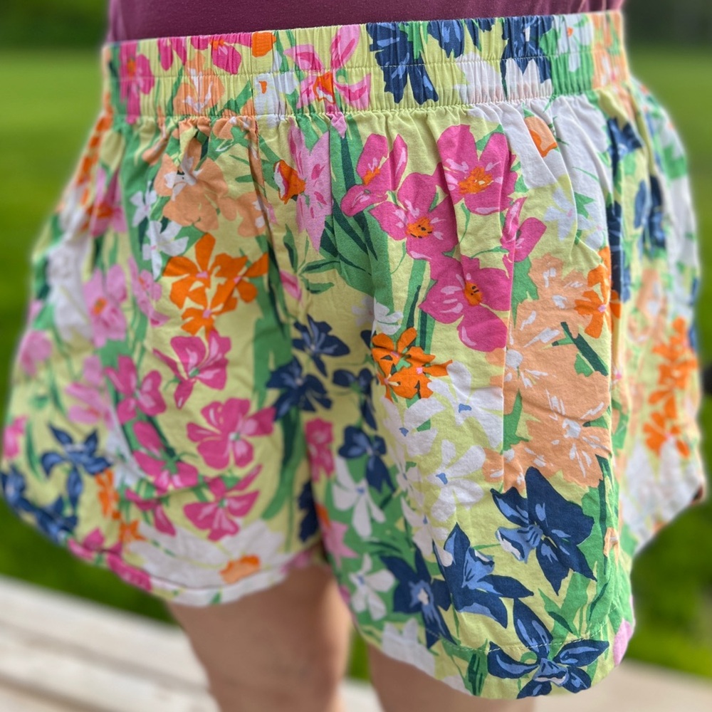 Only Floral Shorts - Multicolor L